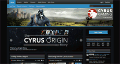 Desktop Screenshot of cyrus-gaming.com