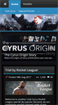 Mobile Screenshot of cyrus-gaming.com